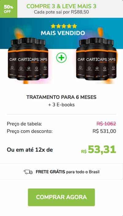 CartiCaps Preço Desconto 50%